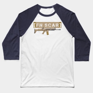 Assault Rifle FN SCAR Baseball T-Shirt